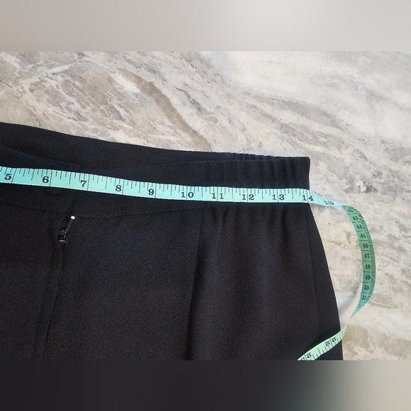 Louise Ricci Paris Black Pencil Skirt Size 10 Classic Mid-Length Career Skirt - Picture 5 of 7